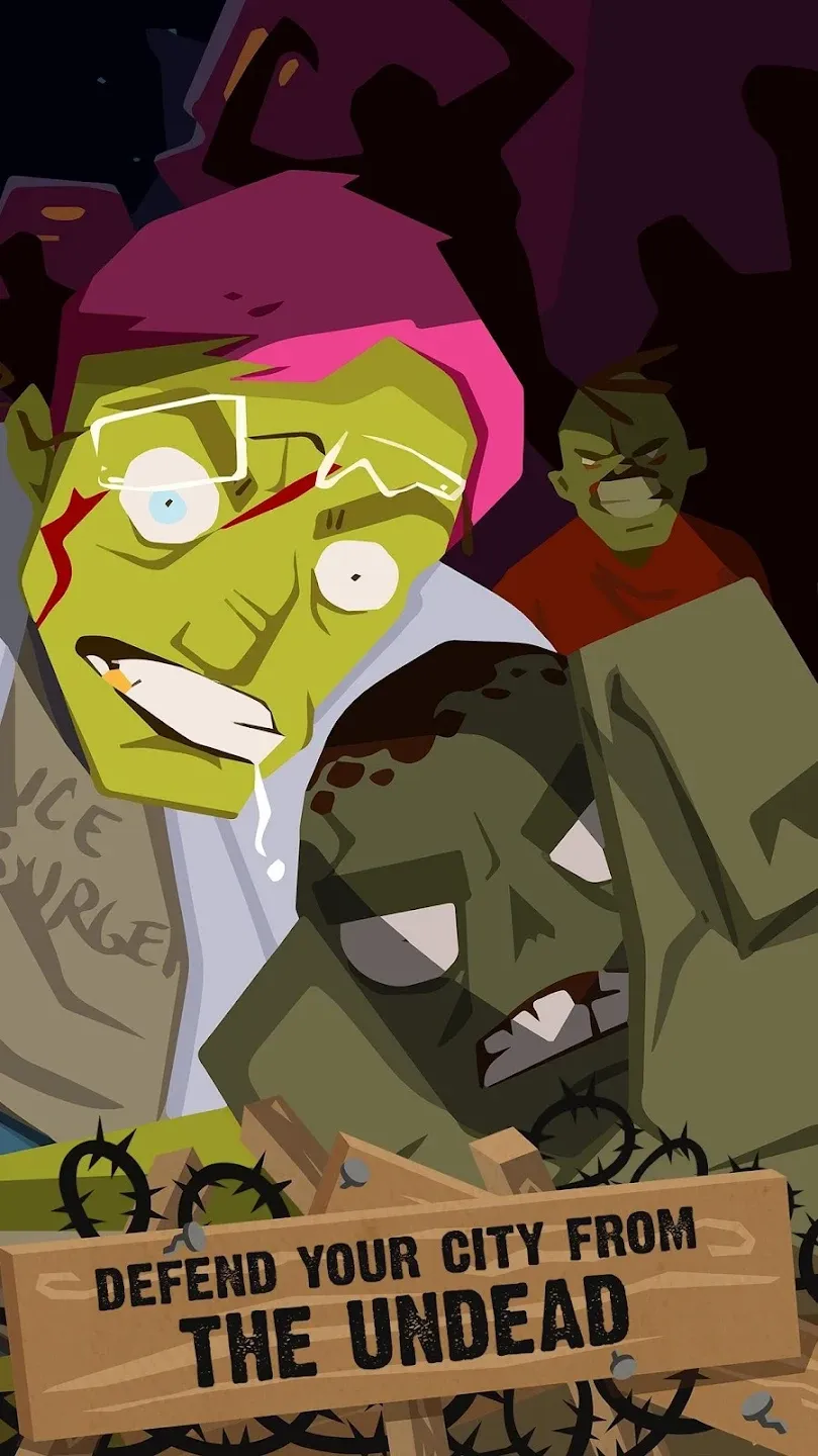 Screenshot 2: Strategische Kämpfe gegen Zombies